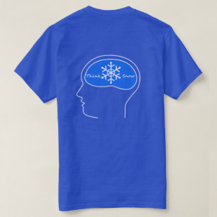 denk sneeuw! t-shirt