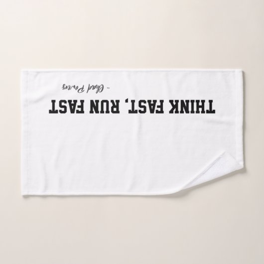 Denk snel de Snelle Motivatie van het Football van Handdoek (Handdoek)