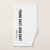 Denk snel de Snelle Motivatie van het Football van Handdoek (Handdoek)