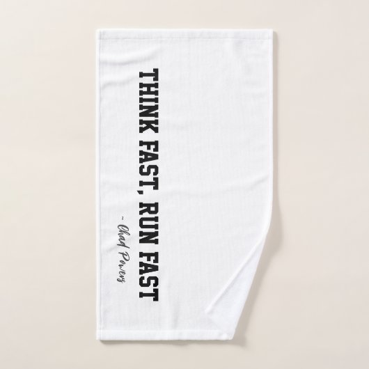 Denk snel de Snelle Motivatie van het Football van Handdoek (Handdoek)