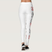 Denk snel rennen leggings (Achterkant)