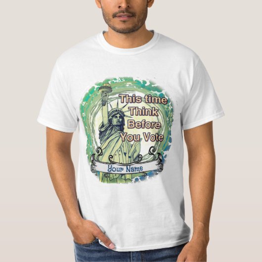 Denk Stem Vrijheid T-shirt (Voorkant)
