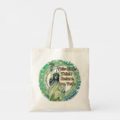 Denk Stem Vrijheid Tote Bag (Achterkant)