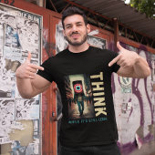 Denk terwijl het nog legaal is anti-globalistische t-shirt