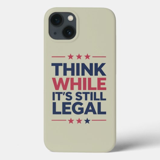 Denk terwijl het nog legaal is Republikeinse cadea Case-Mate iPhone Case (Achterkant)