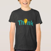 Denk Tri-Blend Shirt (Voorkant)