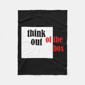 Denk uit de doos grappig ontwerp fleece deken