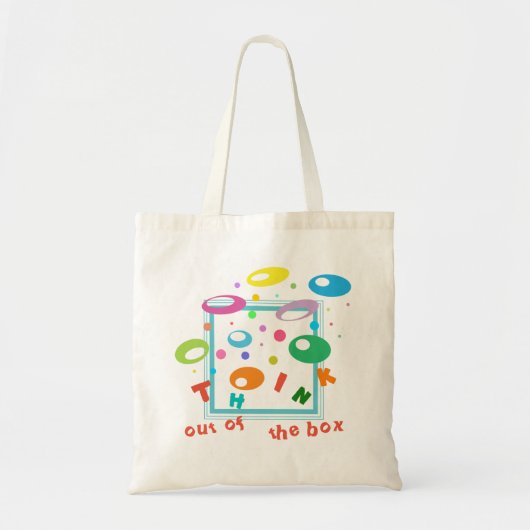 Denk uit de doos tote bag (Voorkant)