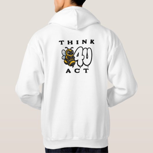 Denk Voor Je Handelt Hoodie (Achterkant)