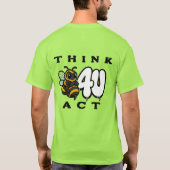 Denk Voor Je Handelt T-shirt (Achterkant)