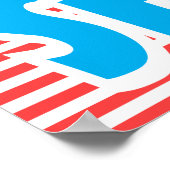 Denk voor Speak, typografische poster, Poster (Hoek)