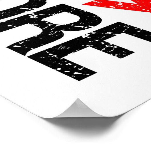 Denk voor u Drink - help levens te redden Poster (Hoek)