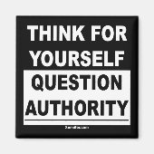 Denk zelf aan een magneet (Voorkant)