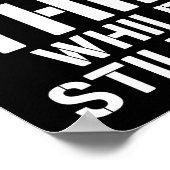 Denk Zolang het Nog Legaal is Anti Propaganda WEF Poster (Hoek)