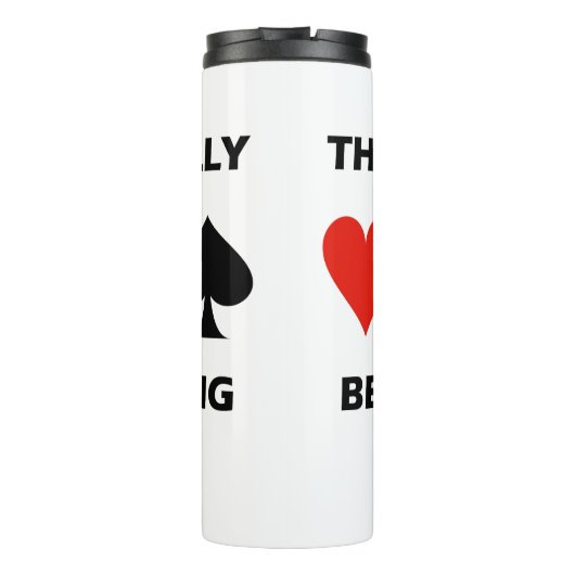 Denk zorgvuldig na alvorens Trick One Bridge te sp Thermosbeker (Achterkant)