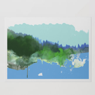 denkbeeldig digitaal_art landschap canvas afdruk