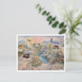 Denkbeeldig Landschap Briefkaart (Staand voorkant)