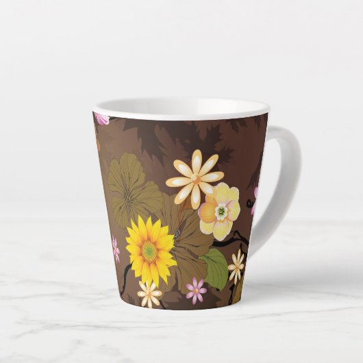 Denkbeeldige Jungle 3 Latte Mok (Rechterhoek)