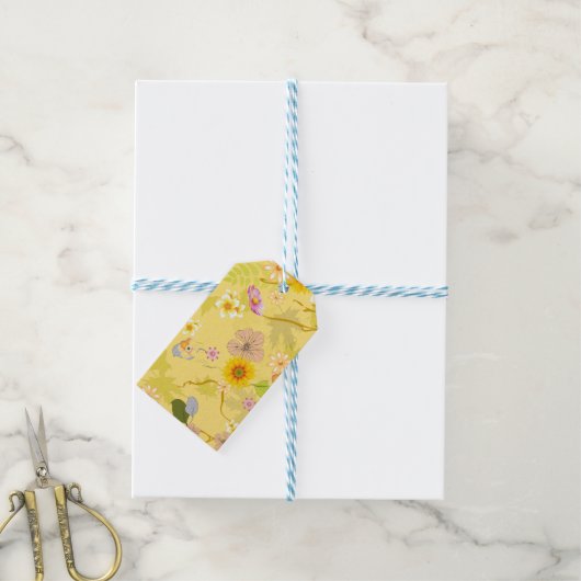 Denkbeeldige Jungle 5 Cadeaulabel (Met Touw)