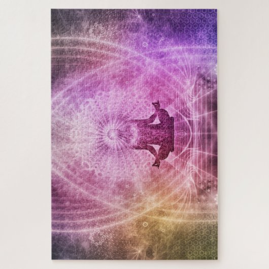 denkbeeldige meditatie puzzle legpuzzel (Verticaal)