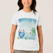 Denkbeeldige scène Tri-Blend shirt (Voorkant)
