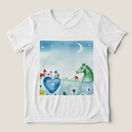 Denkbeeldige scène Tri-Blend shirt