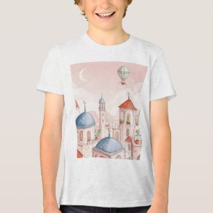 Denkbeeldige stad Tri-Blend shirt