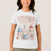 Denkbeeldige stad Tri-Blend shirt (Voorkant)