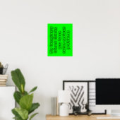 Denkbeeldige Vriend Ernstige Problemen Grappige Po Poster (Thuiskantoor)