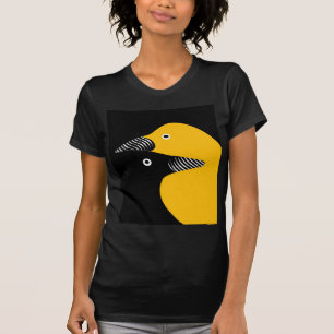 Denkcadeaus voor logo voor vogelontwerp t-shirt