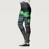 Denken 99 procent laden Funny Retro Computer D Leggings (Links)