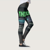 Denken 99 procent laden Funny Retro Computer D Leggings (Rechts)