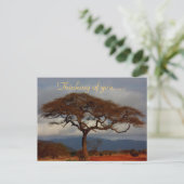 Denken aan Afrika Briefkaart (Staand voorkant)