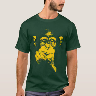 denken aan chimpansee t-shirt