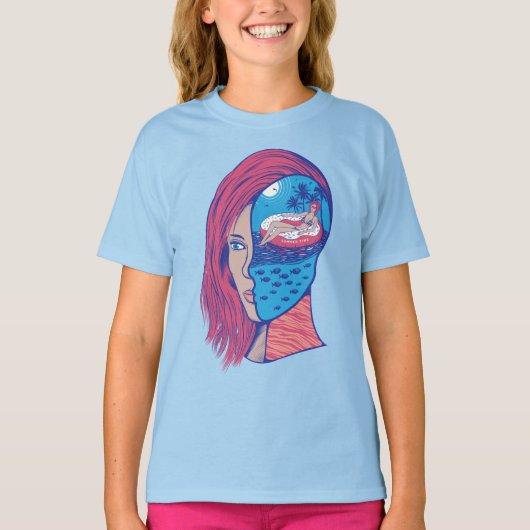 Denken aan de zomer t-shirt (Voorkant)