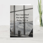 DENKEN AAN EN HET MISSEN VAN "JIJ" KAART (Voorkant)