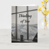 DENKEN AAN EN MISSEN VAN "JOU" KAART (Gele Bloem)