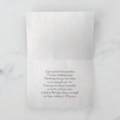 denken aan hoopstekst en orchideeën kaart (Binnen)