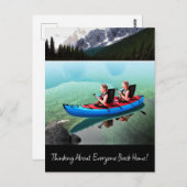 Denken aan iedereen thuis briefkaart (Voorkant / Achterkant)