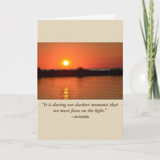 Denken aan je aanmoediging kaart (Voorkant)