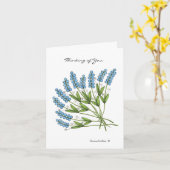 Denken aan je blanco kaart (Gele Bloem)
