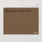 denken aan je briefkaart (Achterkant)