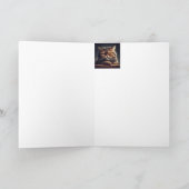 Denken aan je chagrijnige Grouchy Cat Kitten Fun Kaart (Binnen)