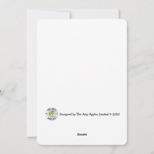 denken aan je condoleances verlies geliefd feestdagenkaart (Achterkant)