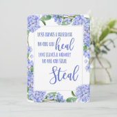 denken aan je condoleances verlies geliefd feestdagenkaart (Staand voorkant)