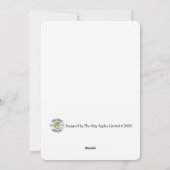 denken aan je condoleances verlies geliefd feestdagenkaart (Achterkant)