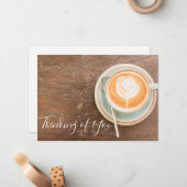 Denken aan je foto notitiekaartje (Voorkant / Achterkant in situ)