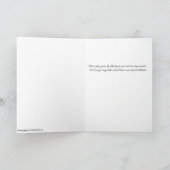 Denken aan je gedicht kaart (Binnen)