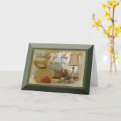 Denken aan je GEHEIME PAL - BLANCO NOTE KAART (Gele Bloem)