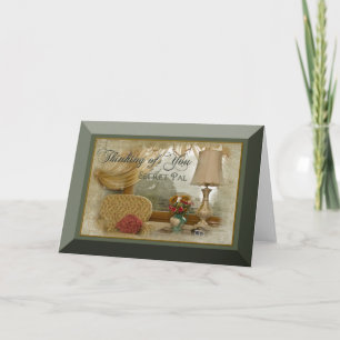 Denken aan je GEHEIME PAL - BLANCO NOTE KAART